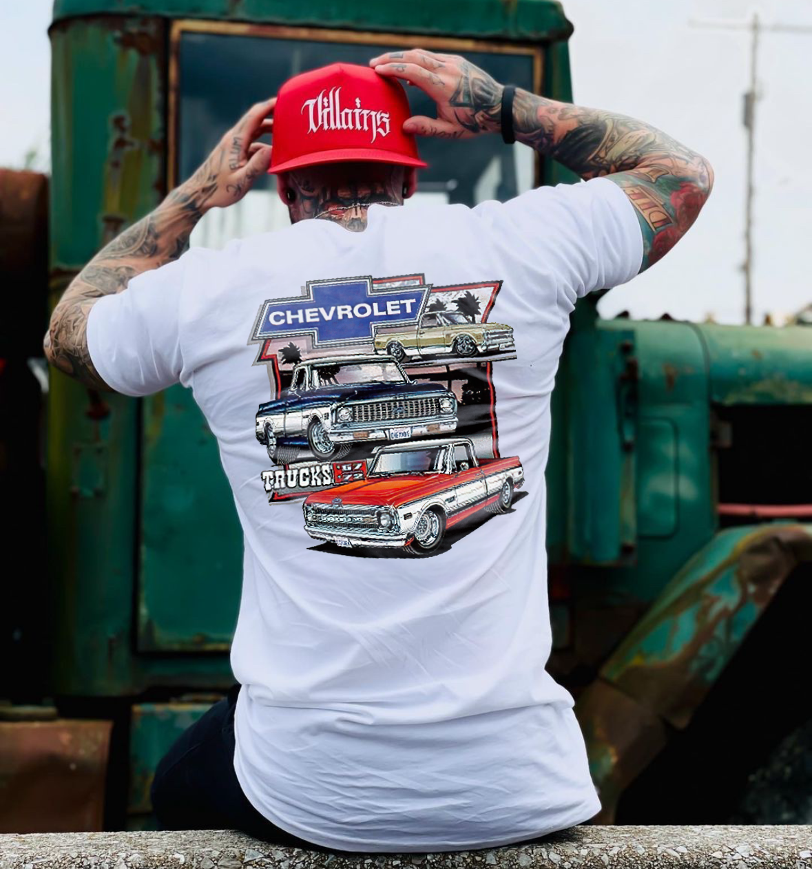 Chevrolet Trucks Printed Men's Oversized T-shirts