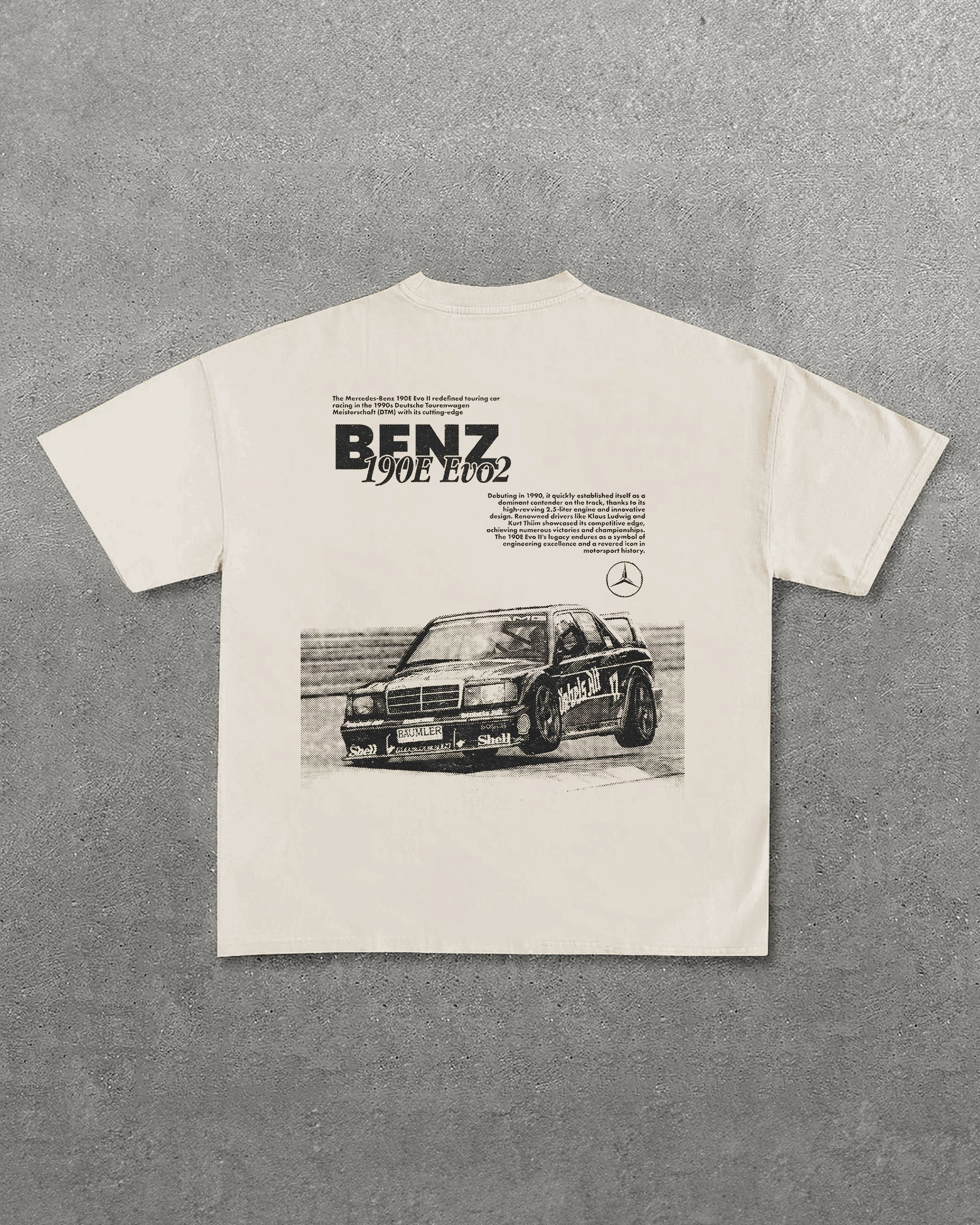 Benz 190E Evo2 Printed Unisex T-Shirts Image - 1