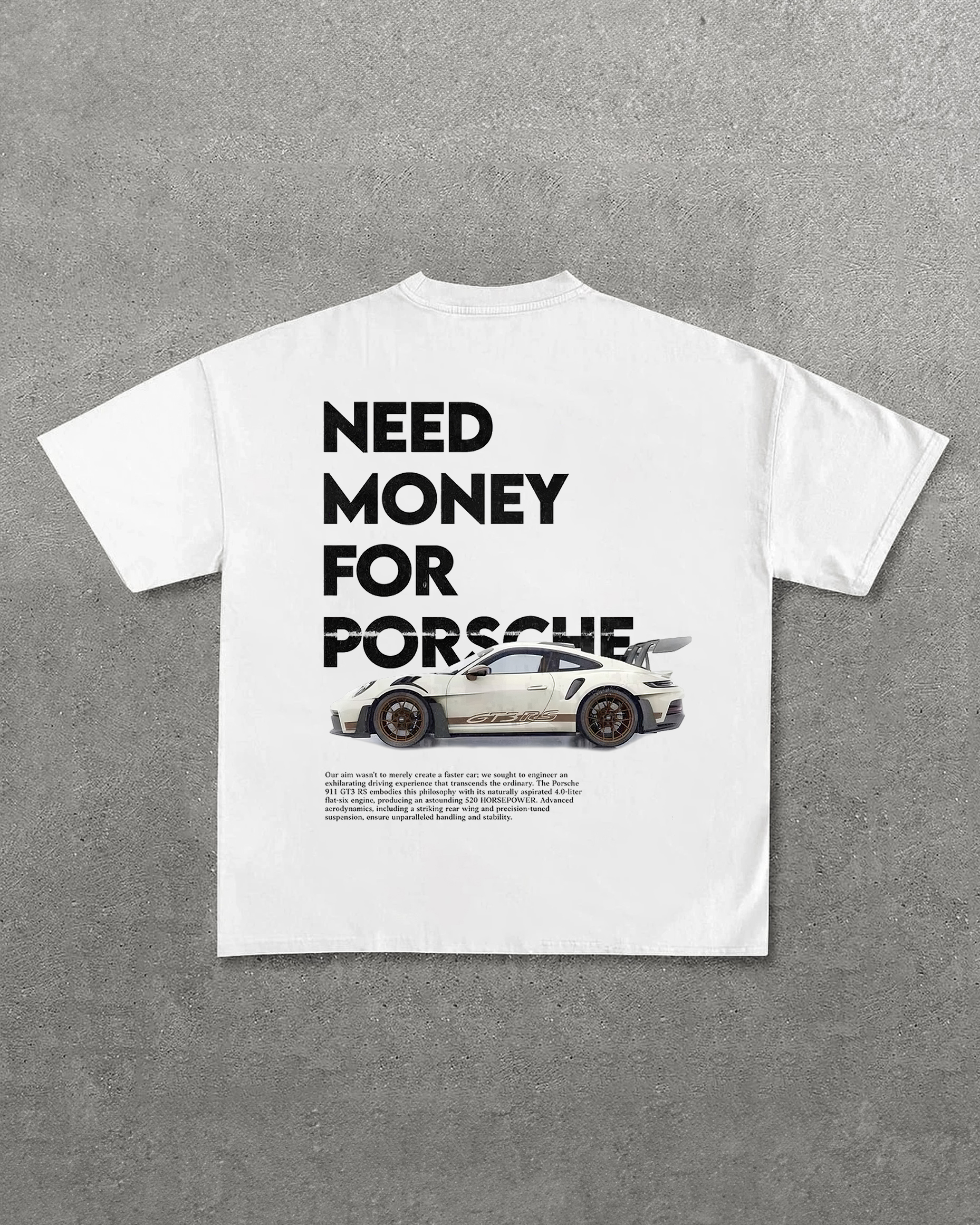 Need Money For Porsche Printed Unisex T-Shirt Image - 1