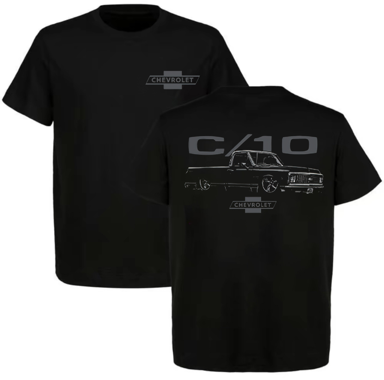 Chevrolet Vintage Printed Unisex Oversized T-shirt Image - 1