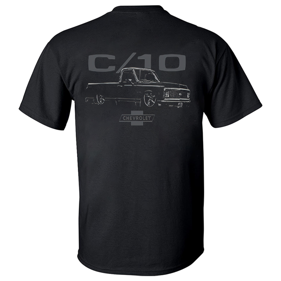 Chevrolet Vintage Printed Unisex Oversized T-shirt Image - 2