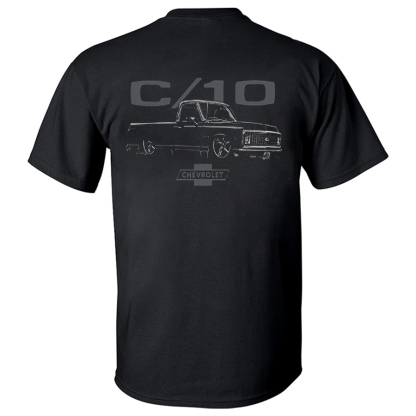 Chevrolet Vintage Printed Unisex Oversized T-shirt Image - 2