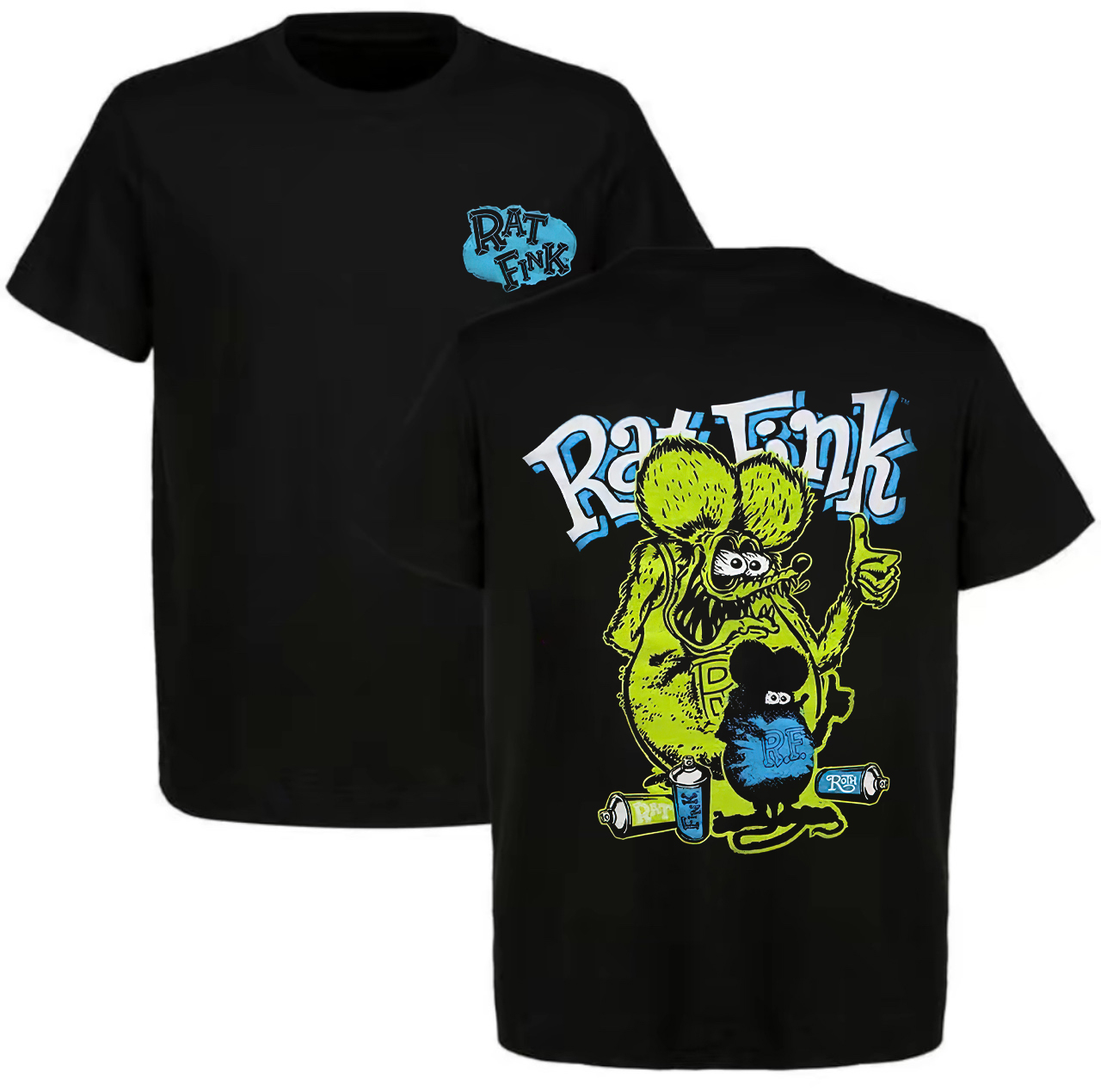Rat Fink Printed Unisex Oversized T-shirt Image - 1