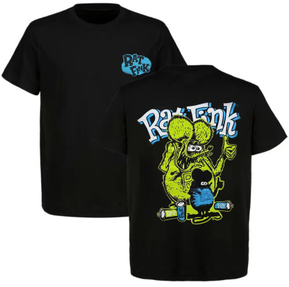 Rat Fink Printed Unisex Oversized T-shirt Image - 1
