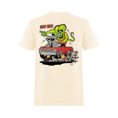 Rat Fink Heavy Duty Chevrolet Printed Men's T-shirt Image - 21