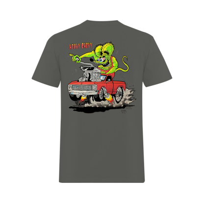 Rat Fink Heavy Duty Chevrolet Printed Men's T-shirt Image - 5