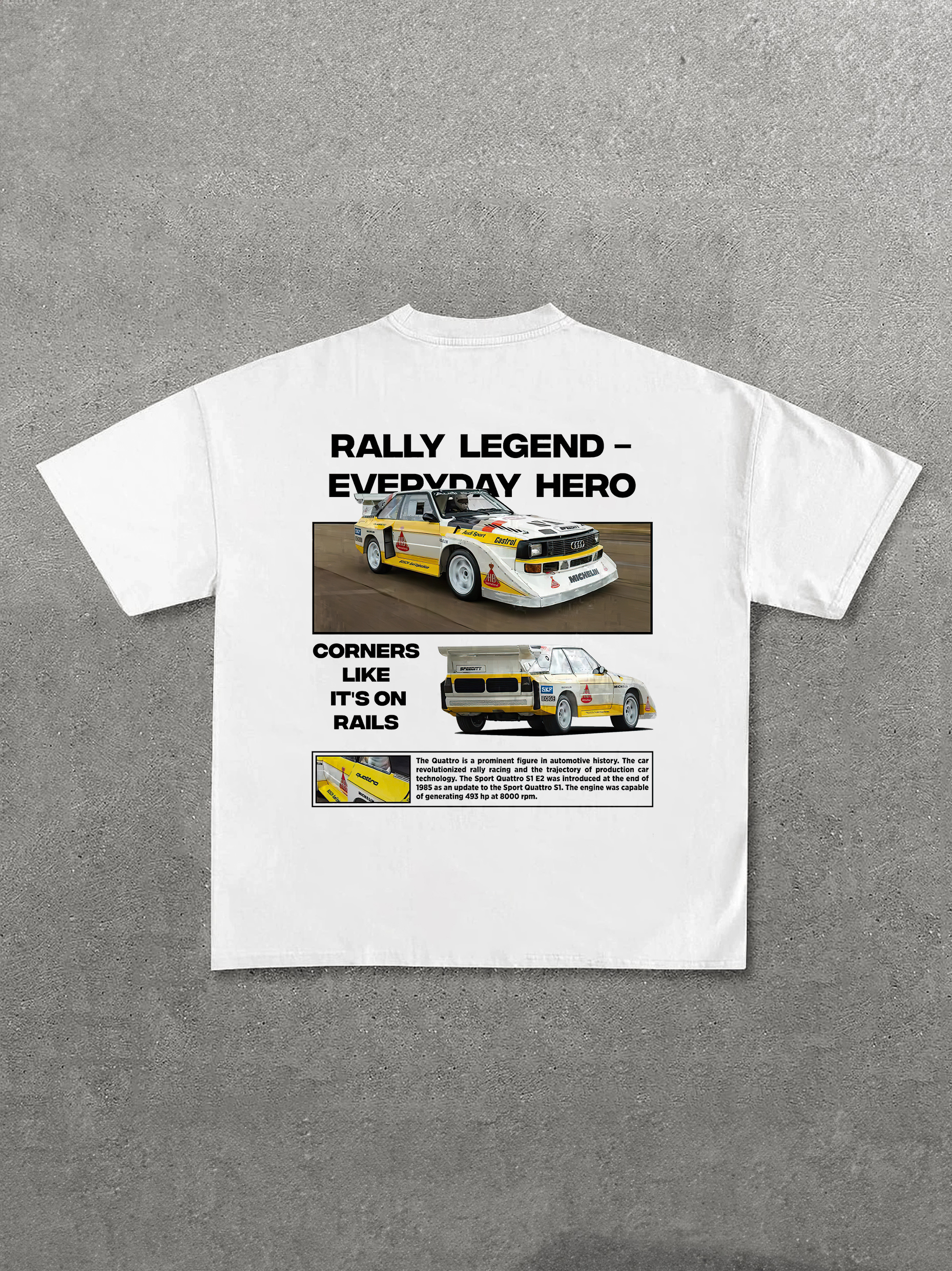 Rally Legend - Everyday Hero Printed Unisex T-Shirt Image - 1