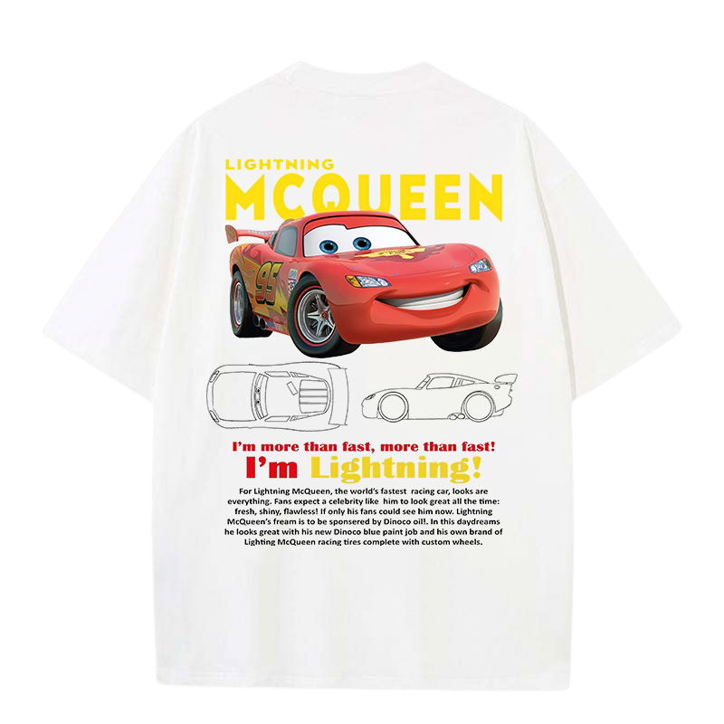 Lightning McQueen Printed Unisex T-shirt Image - 1