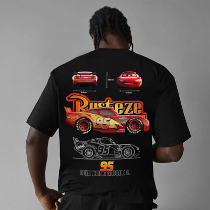 Lightning McQueen Printed Unisex T-shirt Image - 2