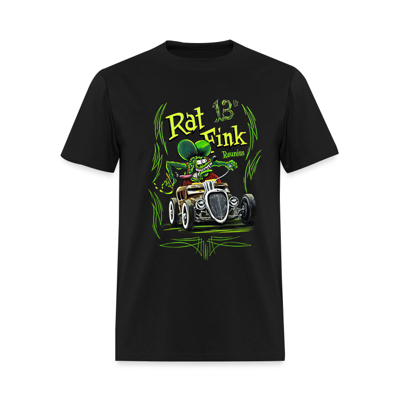 Rat Fink Reunion Printed Unisex T-shirt Image - 1