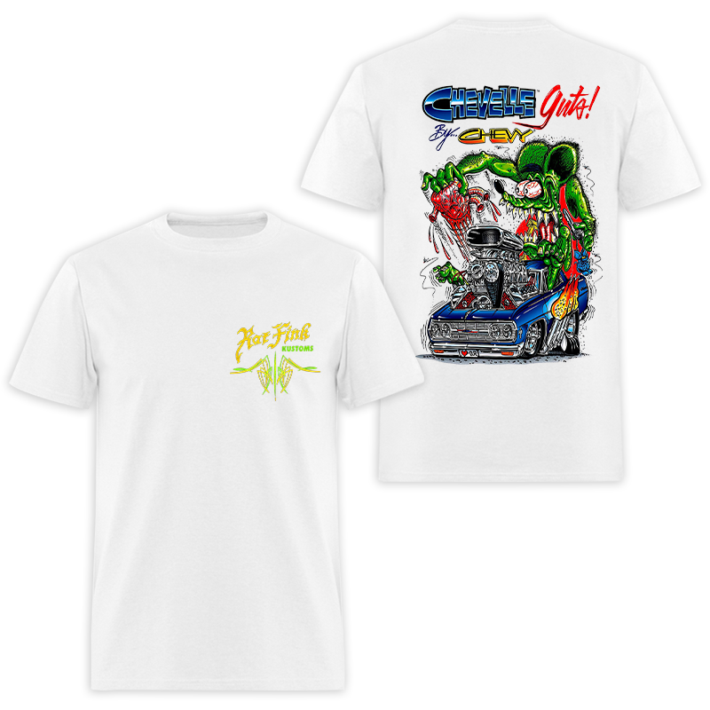 Rat Fink Kustoms Printed Unisex T-shirt Image - 1