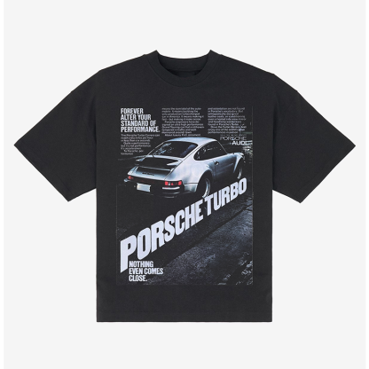 Porsche Turbo Printed Unisex T-shirt Image - 1
