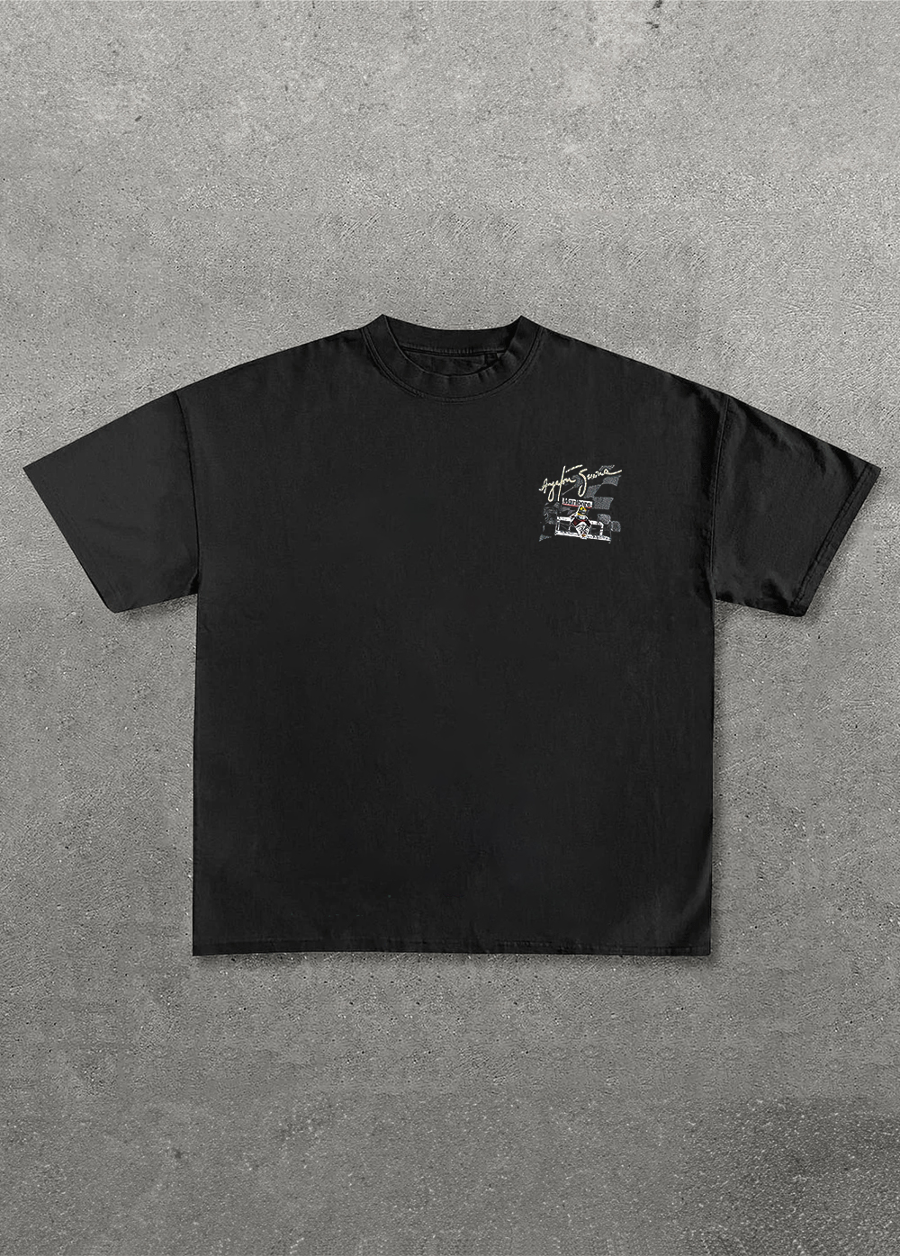 World Champion Ayrton Senna Printed Unisex T-Shirt Image - 2