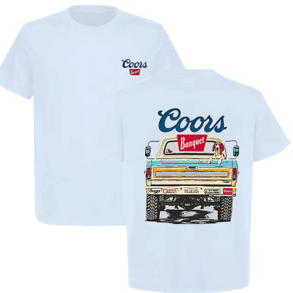 Coors Banquet Printed Unisex T-shirt Image - 4