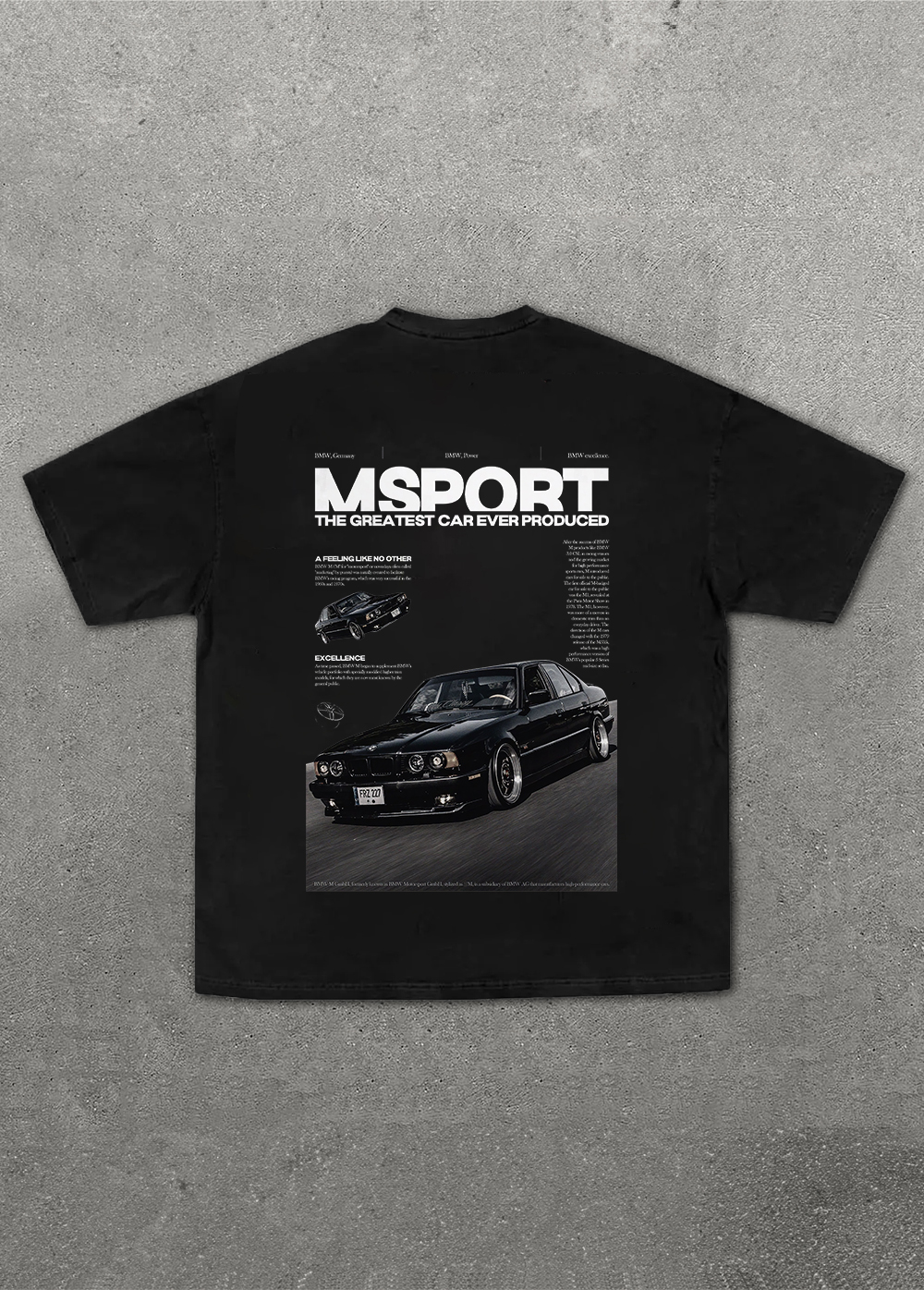 Msport The Greatest Car Ever Produced Printed Unisex T-Shirt Image - 1