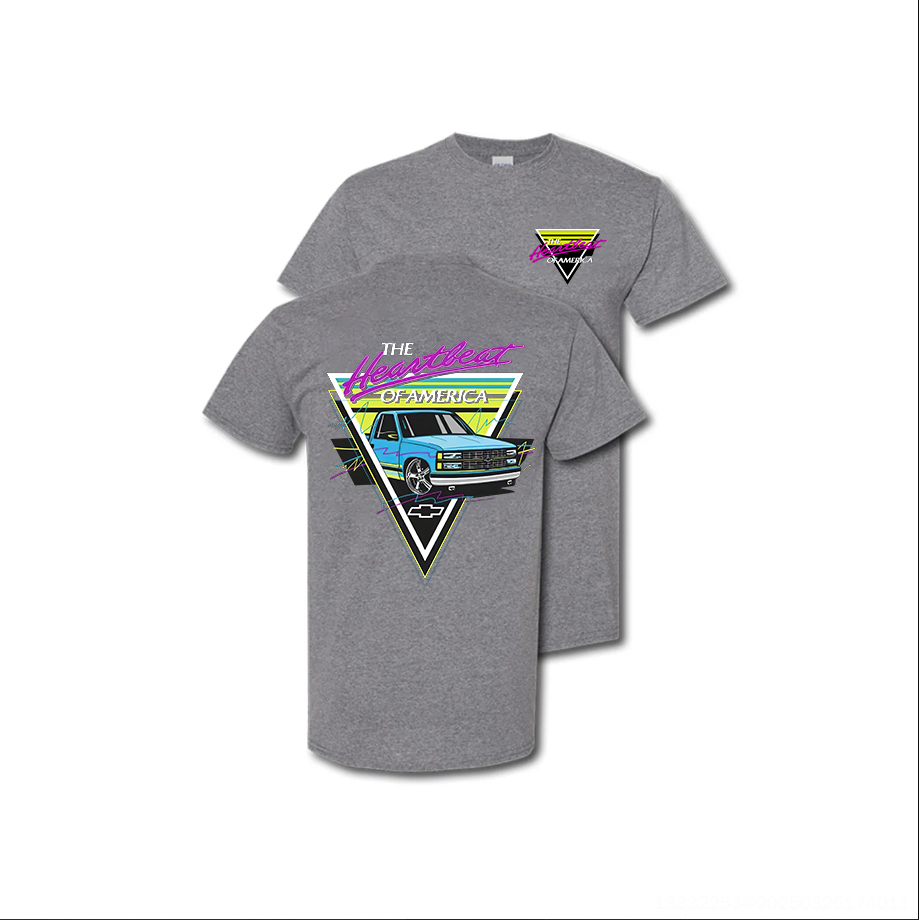 The Heartbeat Of America Printed Unisex Oversized T-shirt Image - 6