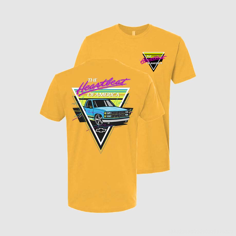 The Heartbeat Of America Printed Unisex Oversized T-shirt Image - 10