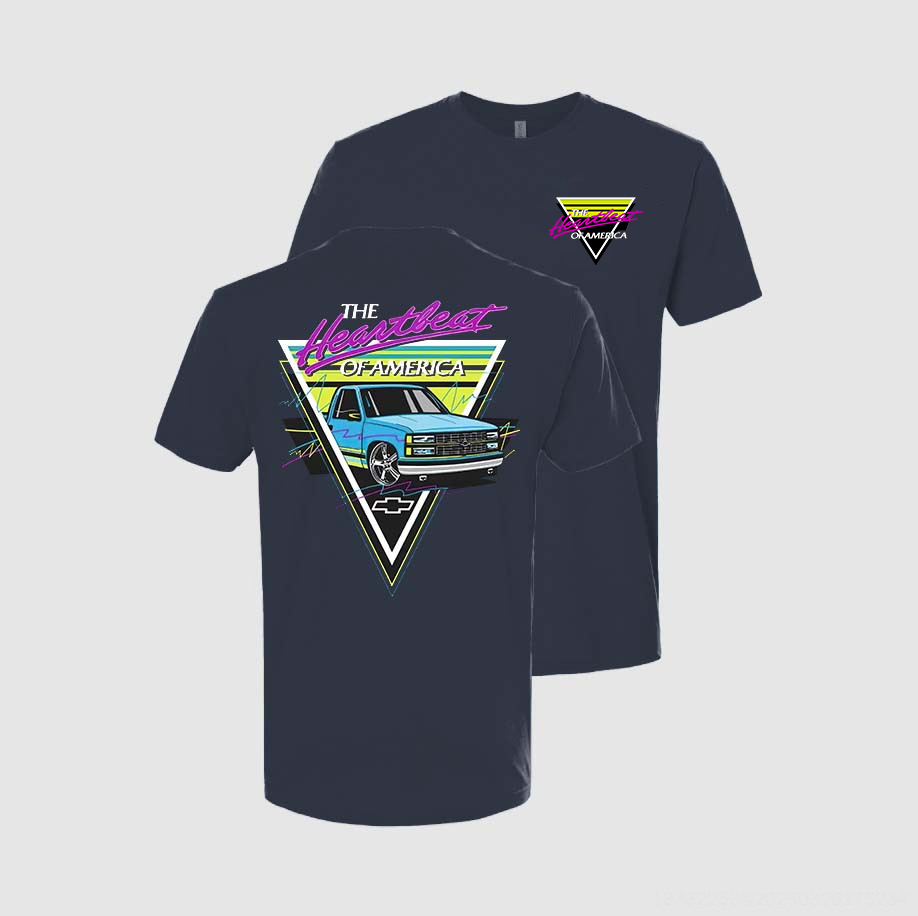 The Heartbeat Of America Printed Unisex Oversized T-shirt Image - 12