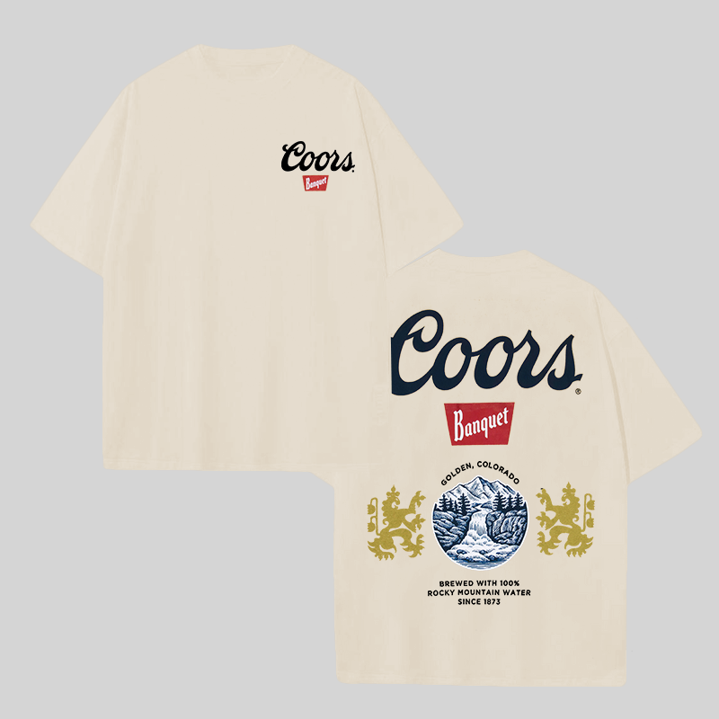 Coors Banquet Printed Unisex T-shirt Image - 3