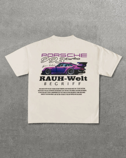 Porsche 993 Turbo Printed Unisex T-Shirt Image - 5