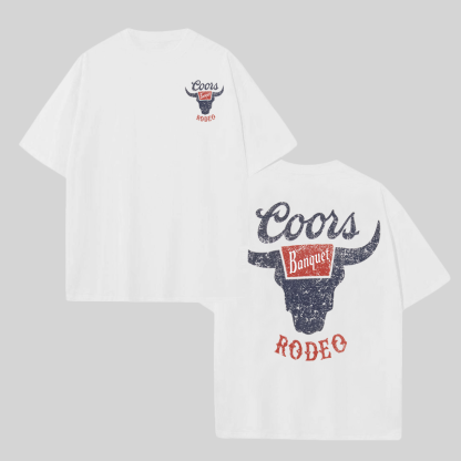 Coors Banquet Rodeo Printed Unisex T-shirt Image - 2
