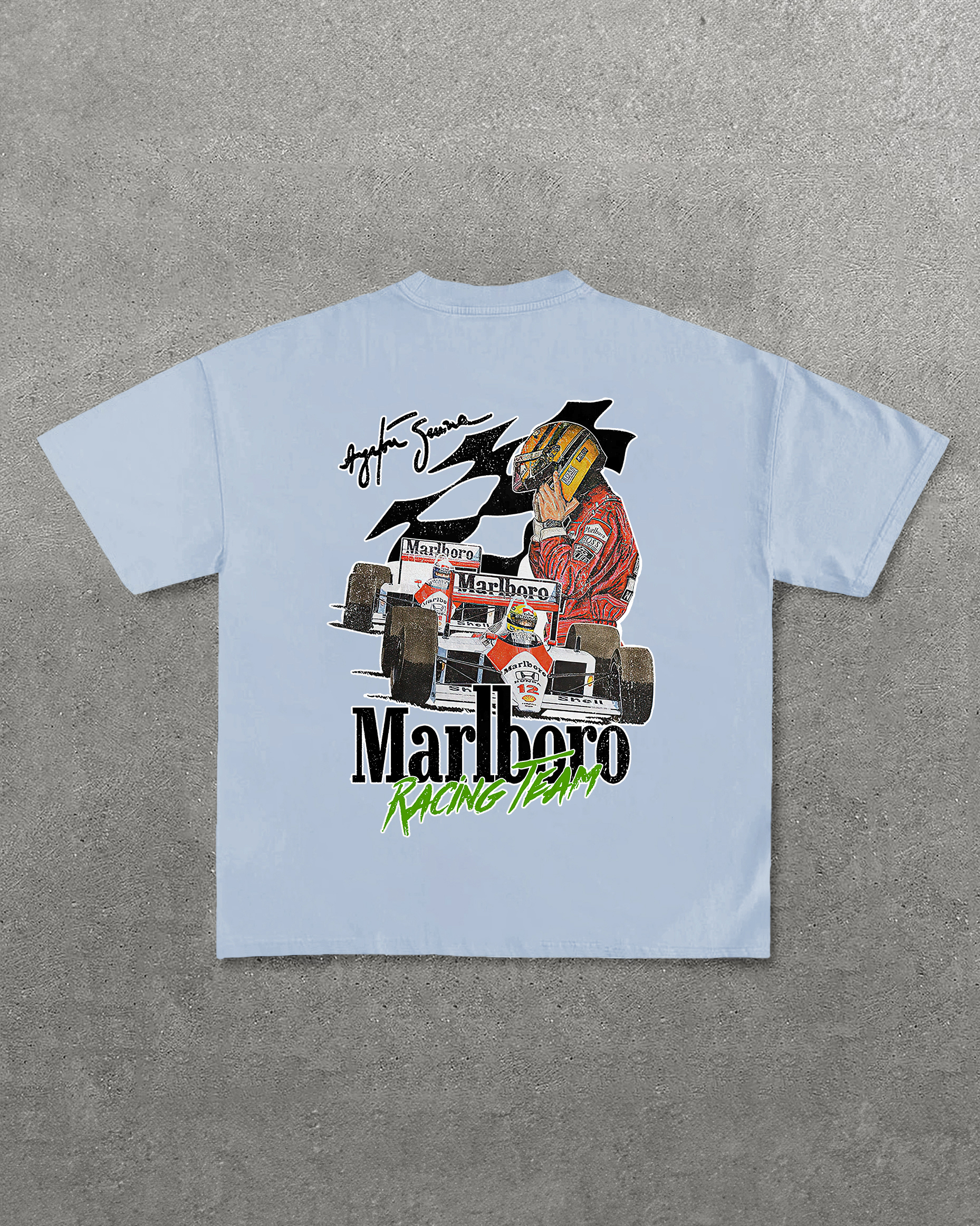 Marlboro Racing Team Printed Unisex T-Shirt Image - 5