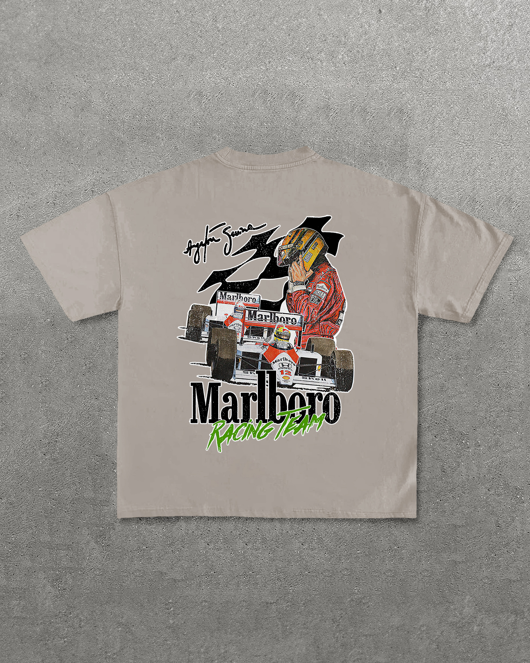 Marlboro Racing Team Printed Unisex T-Shirt Image - 9