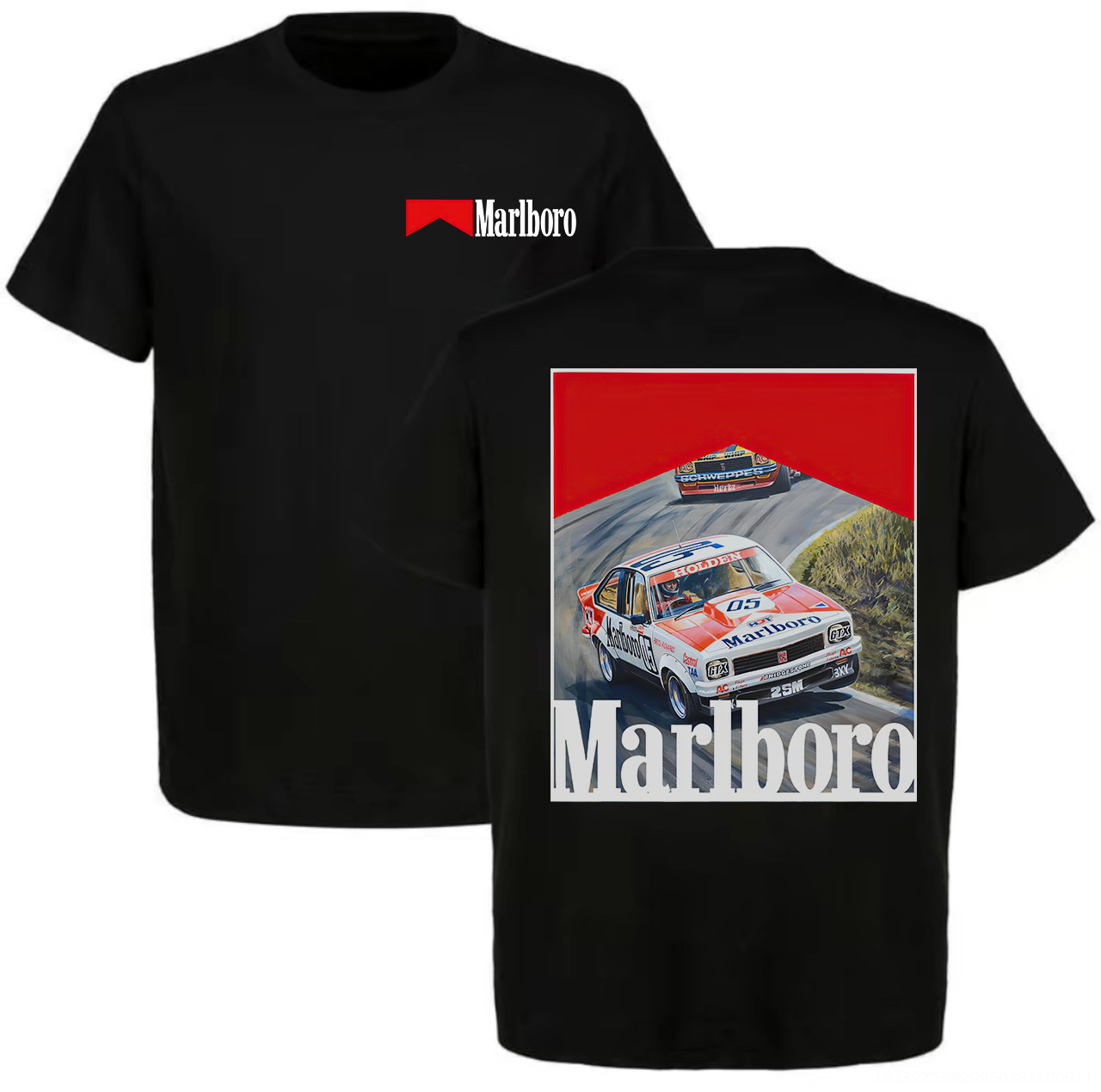 Marlboro Vintage Printed Unisex Oversized T-shirt Image - 1