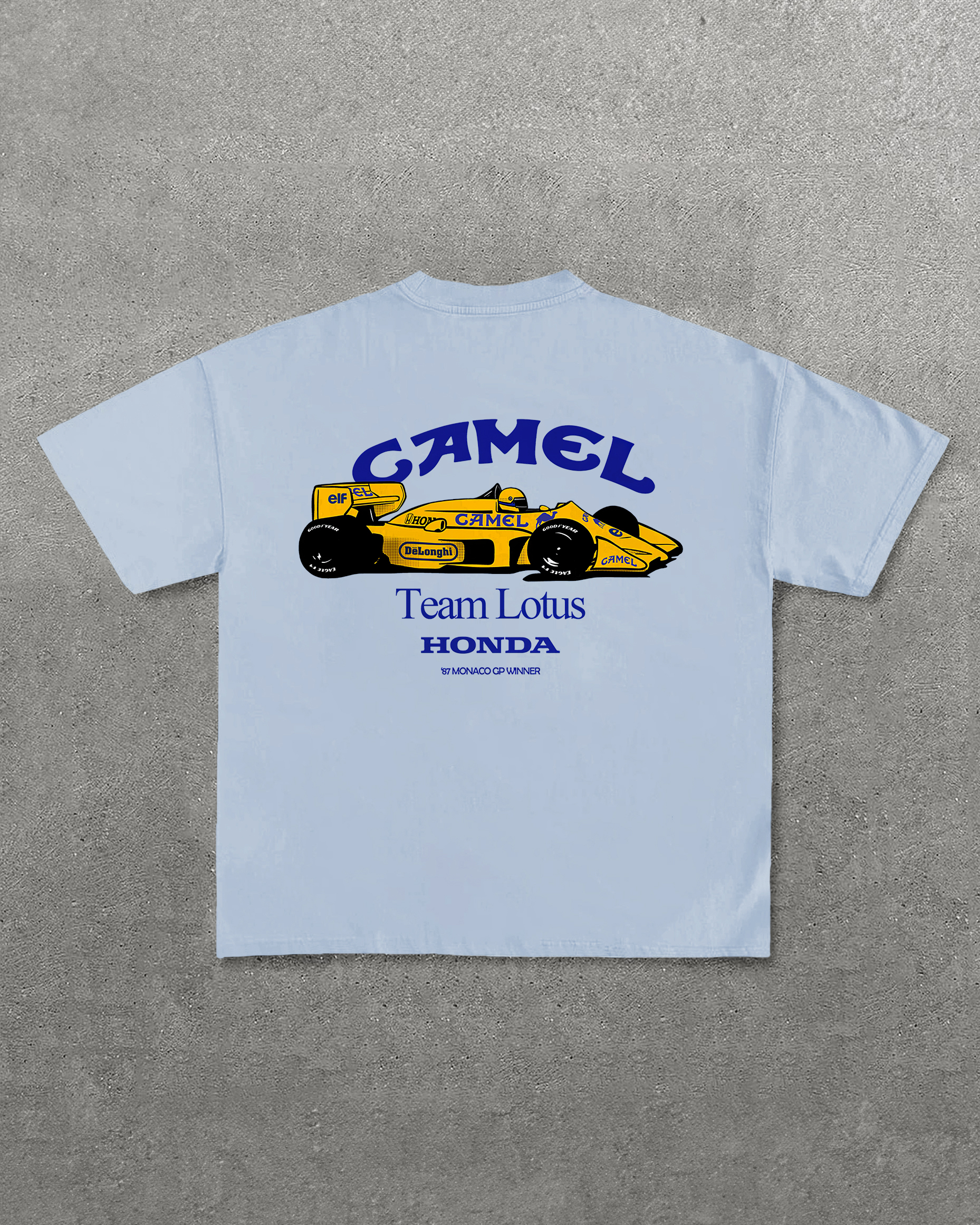 Camel Team Lotus Honda Printed Unisex T-Shirt Image - 5