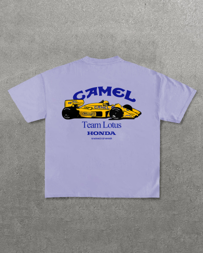 Camel Team Lotus Honda Printed Unisex T-Shirt Image - 13