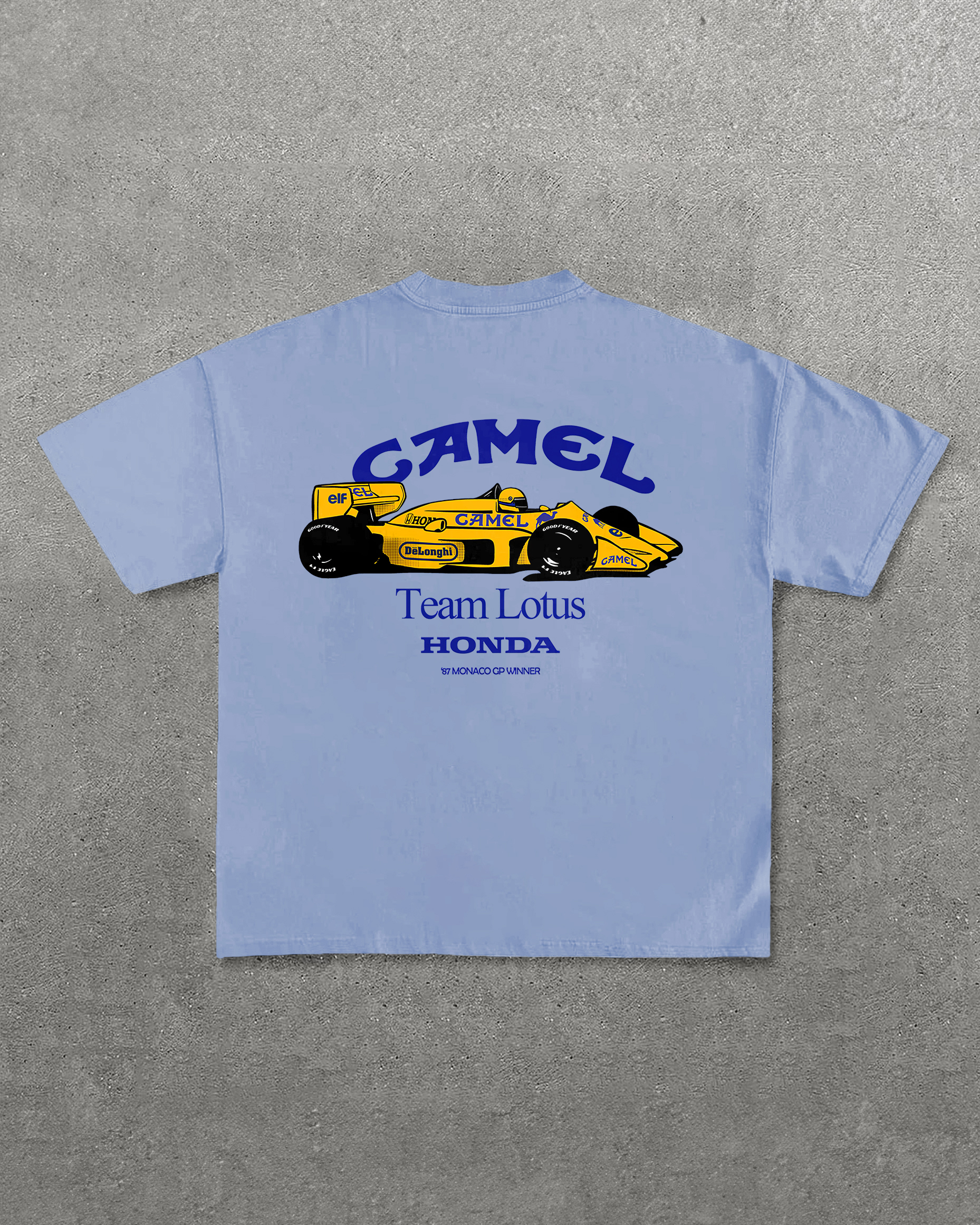 Camel Team Lotus Honda Printed Unisex T-Shirt Image - 15
