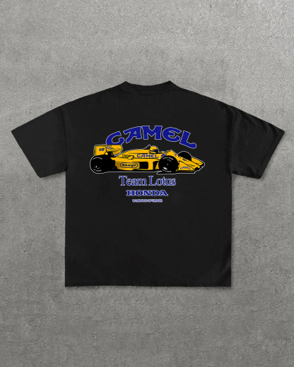Camel Team Lotus Honda Printed Unisex T-Shirt Image - 3