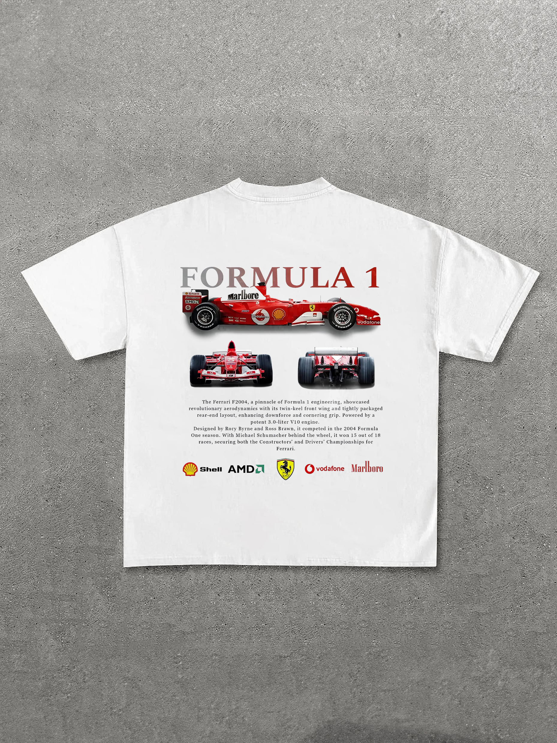 Formula 1 Printed Unisex T-Shirt Image - 1