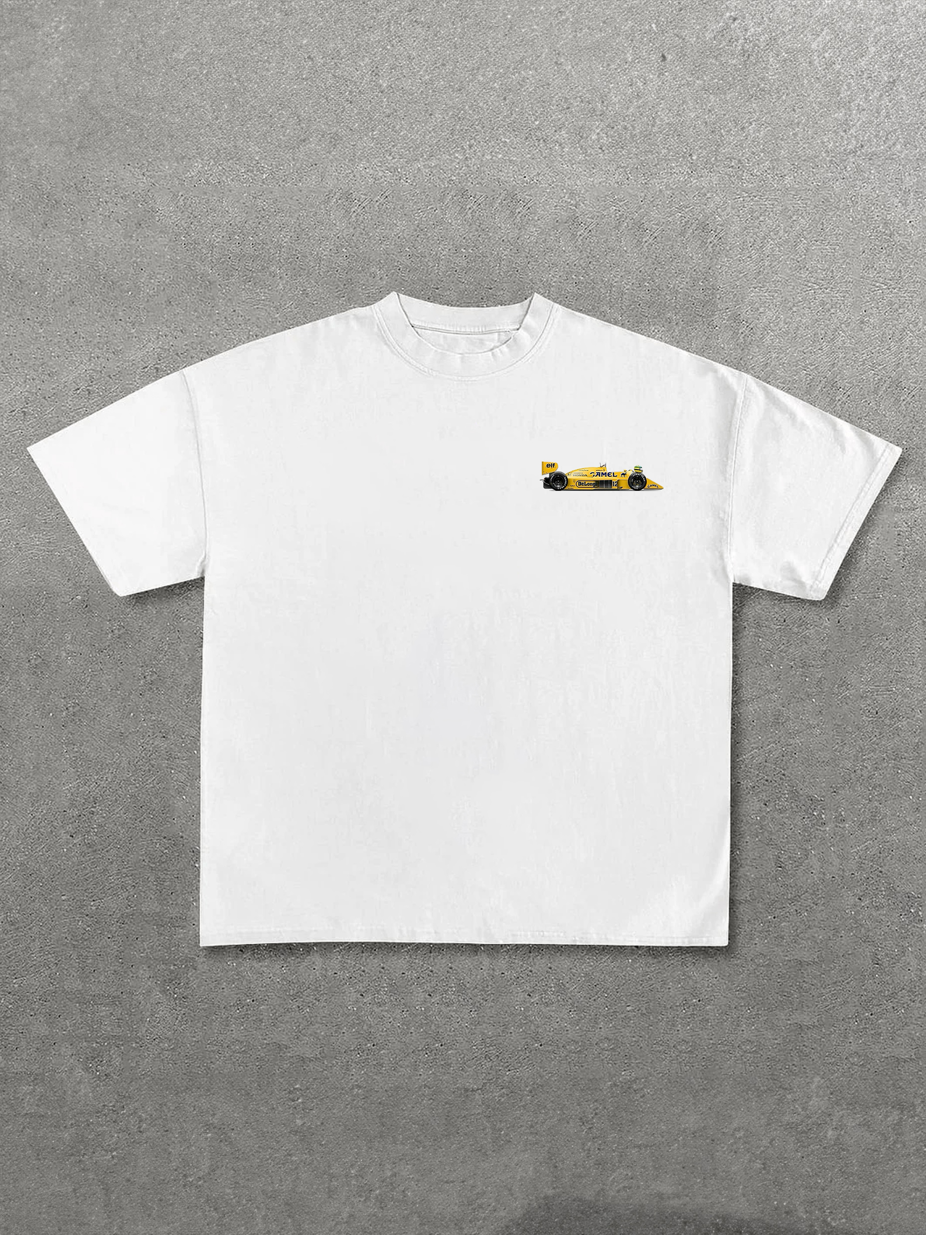 Ayrton Senna Monaco 87 Printed Unisex T-Shirt Image - 2