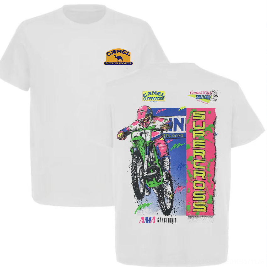 Camel Supercross Printed Men's T-shirt Image - 1