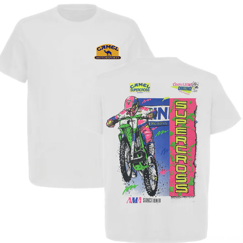 Camel Supercross Printed Men's T-shirt Image - 1