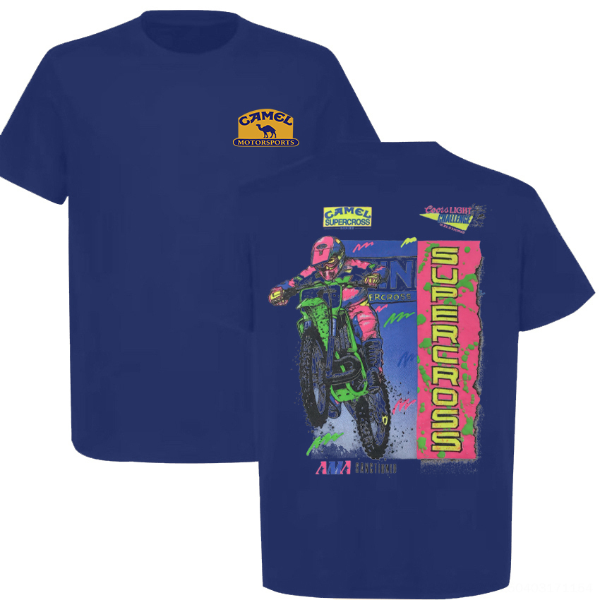 Camel Supercross Printed Men's T-shirt