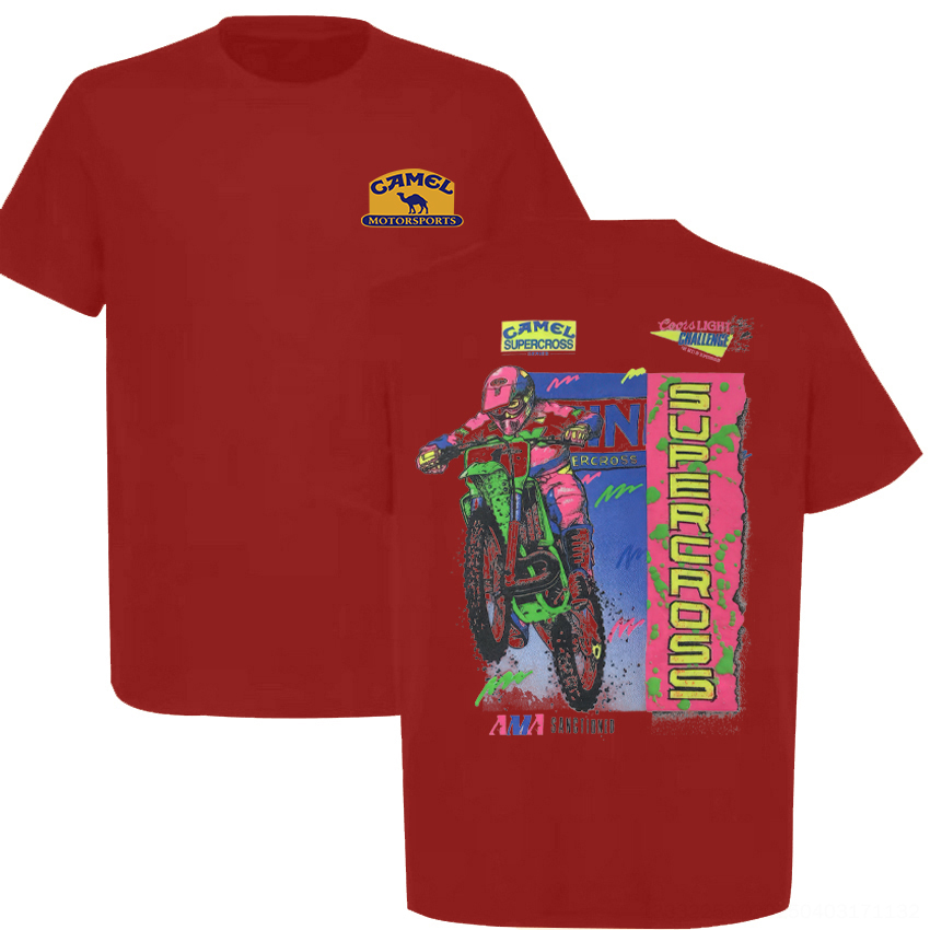 Camel Supercross Printed Men's T-shirt