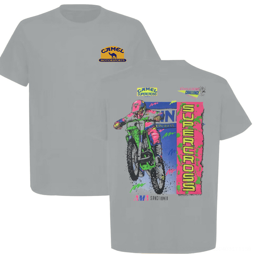Camel Supercross Printed Men's T-shirt