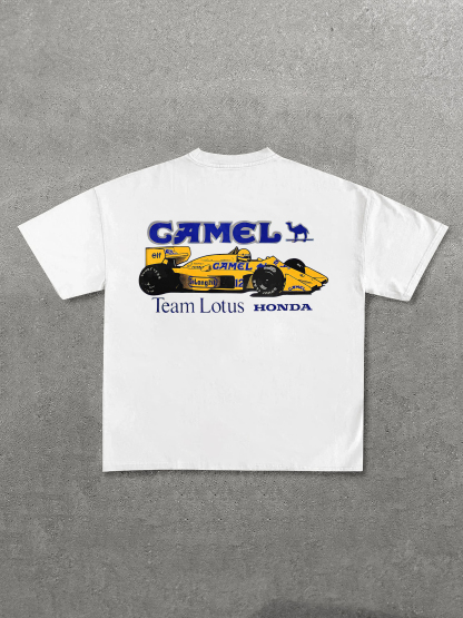 Camel Team Lotus Honda Printed Unisex T-Shirt Image - 1