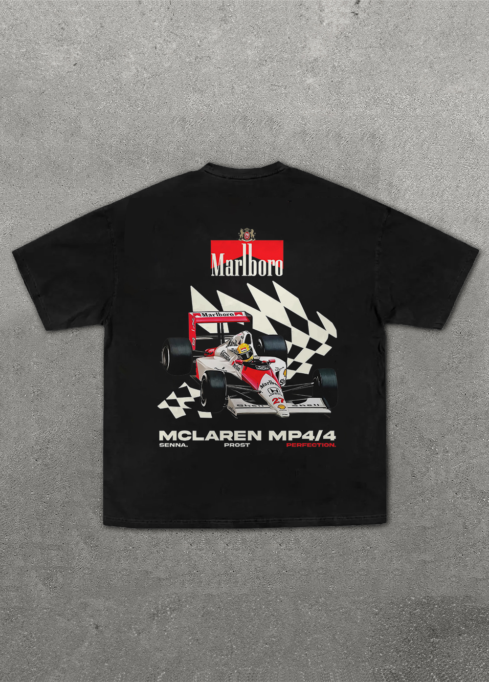 Marlboro McLaren MP4/4 Printed Unisex T-Shirt Image - 1