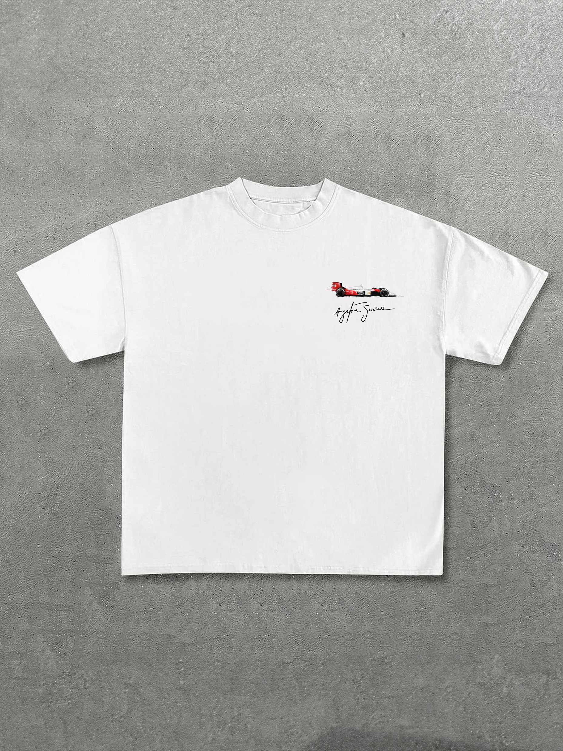 Ayrton Senna Printed Unisex T-Shirt Image - 2