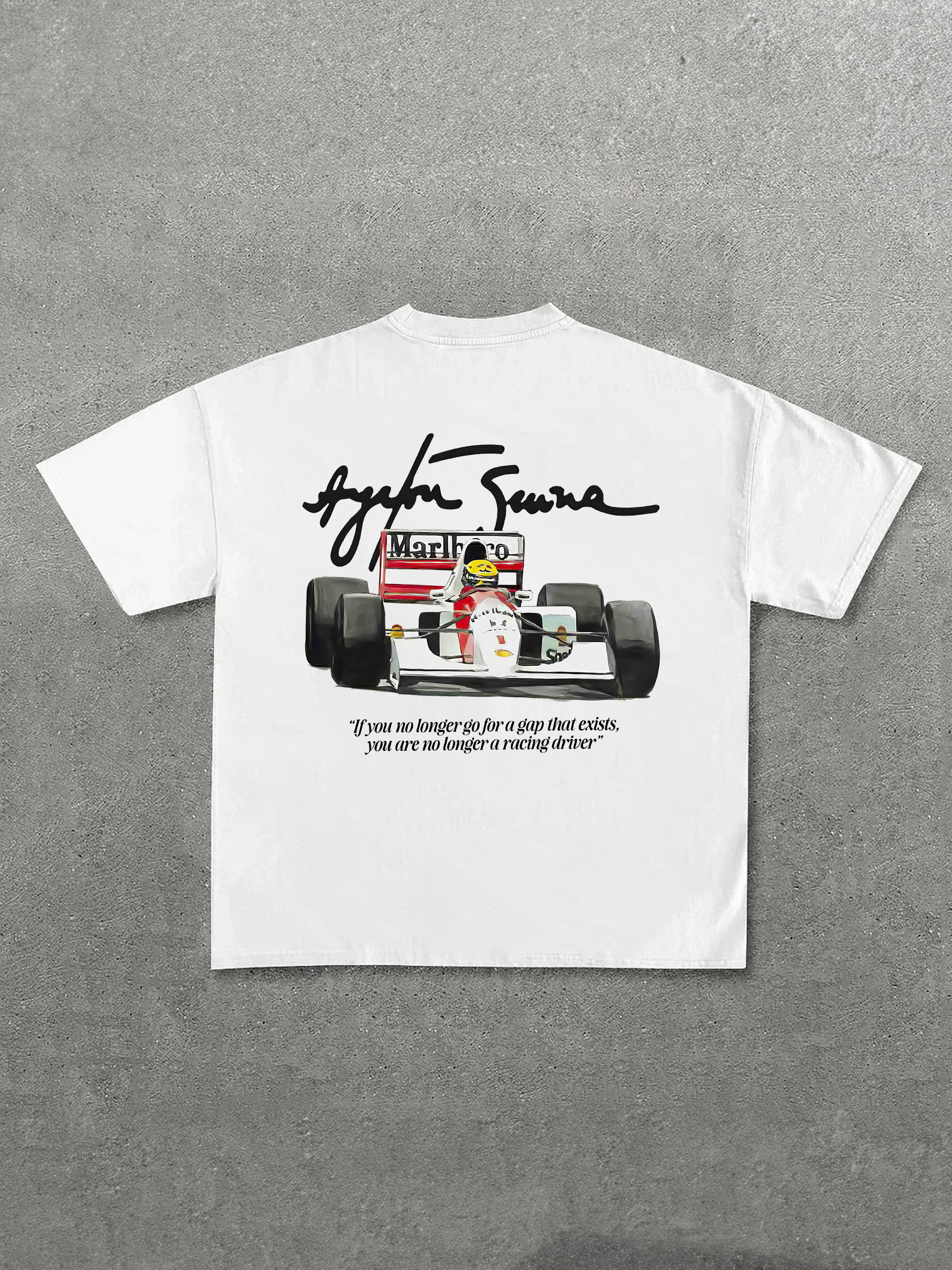 Ayrton Senna Printed Unisex T-Shirt Image - 1