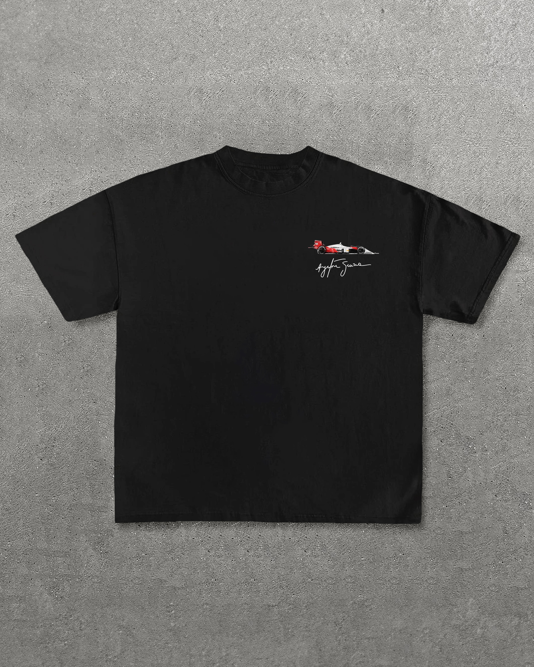 Ayrton Senna Printed Unisex T-Shirt Image - 2