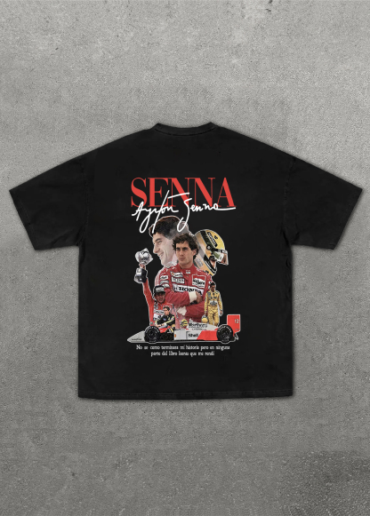 Ayrton Senna Printed Unisex T-Shirt Image - 1