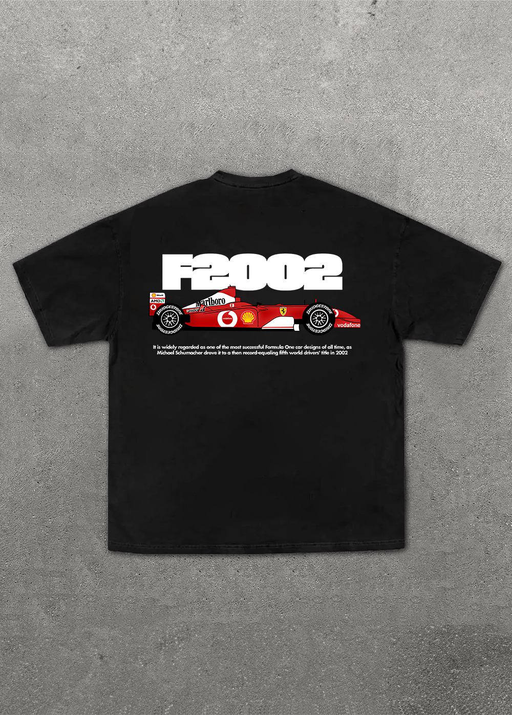 F2002 Marlboro Racing Printed Unisex T-Shirt Image - 1