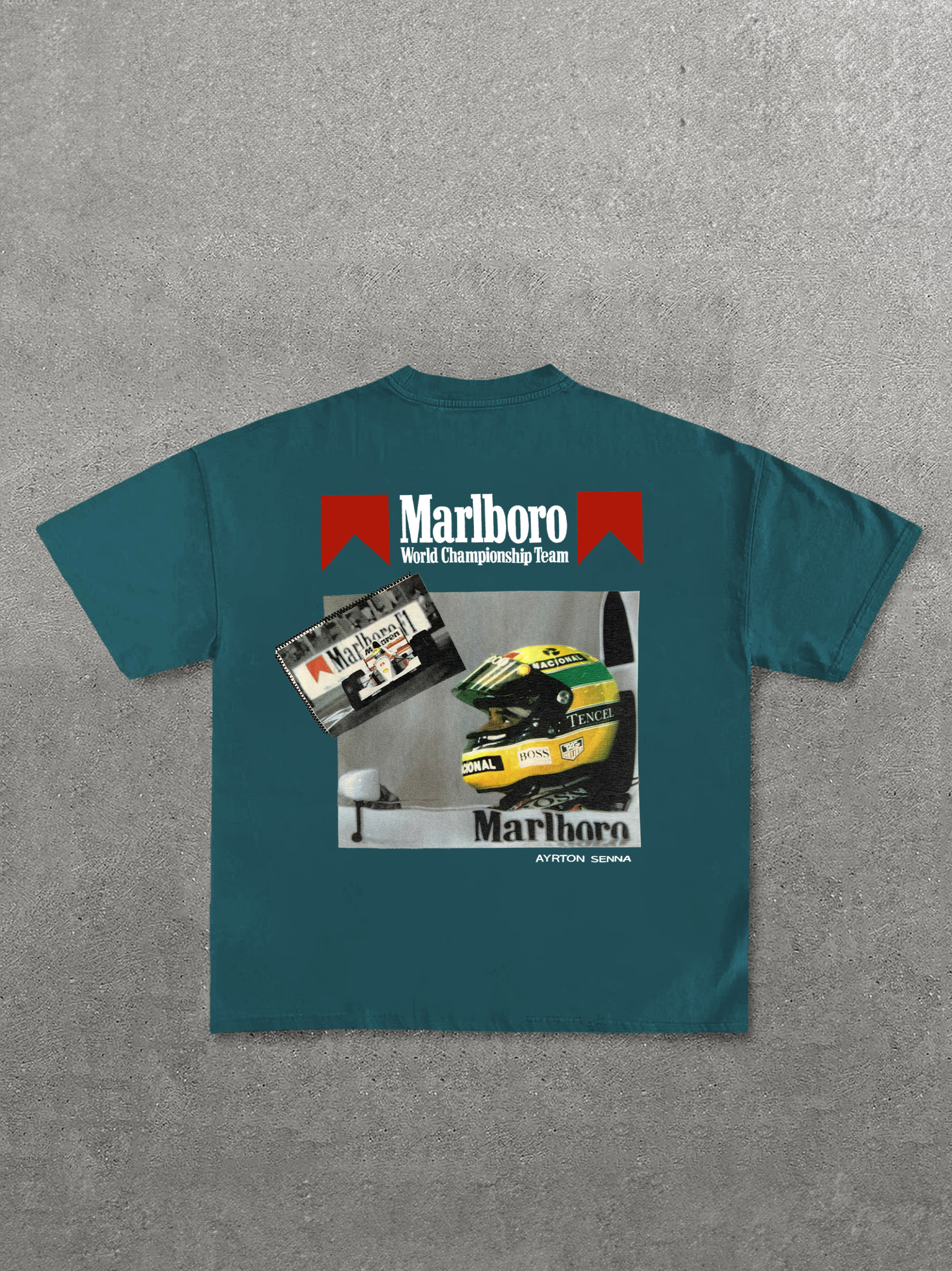 Marlboro World Championship Team Printed Unisex T-Shirt Image - 7