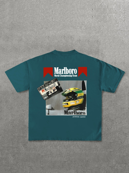Marlboro World Championship Team Printed Unisex T-Shirt Image - 7