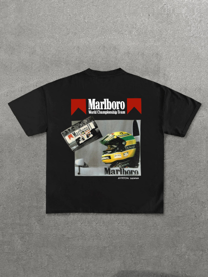 Marlboro World Championship Team Printed Unisex T-Shirt Image - 3