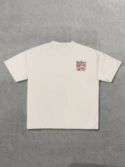 Marlboro Safari Rally Printed Unisex T-Shirt Image - 12